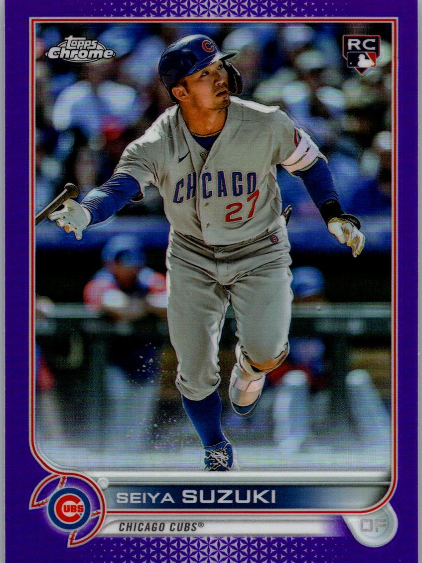 2022 Topps Chrome Update Baseball Purple Refractor Seiya Suzuki #USC115 PSA 9