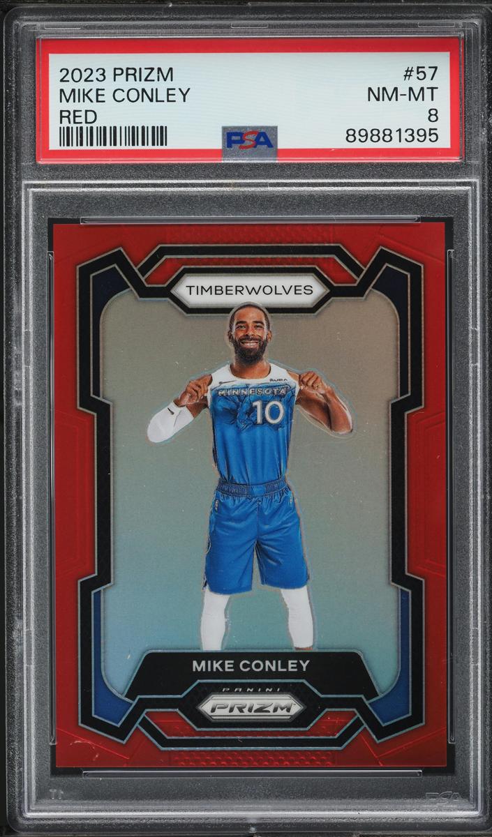 2023 Panini Prizm Basketball Red Mike Conley #57 PSA 7.5