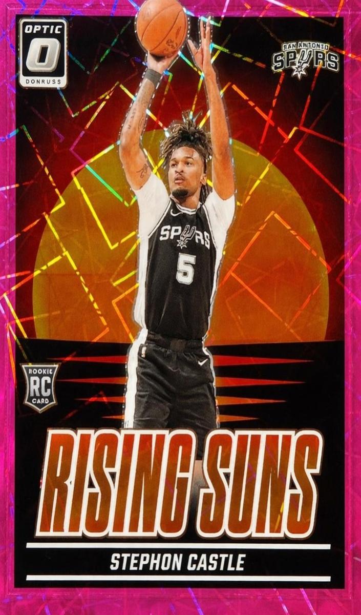 2024 Donruss Optic Basketball Pink Velocity Stephon Castle #6 PSA 10
