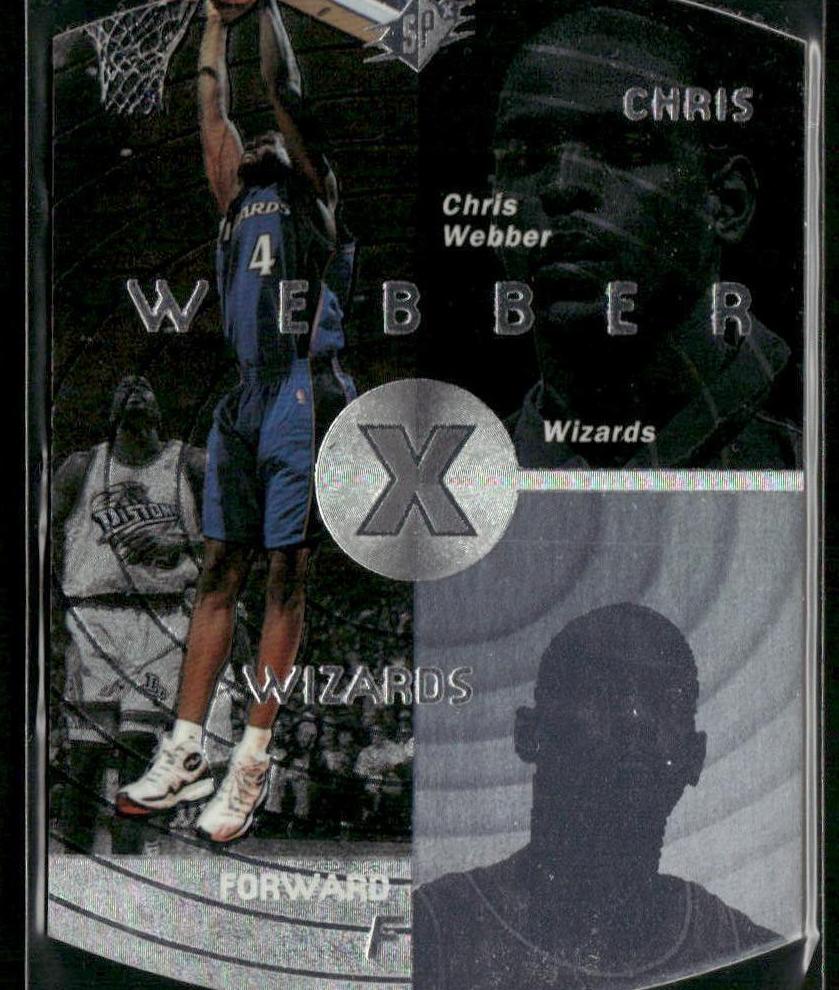 1997 SPx Basketball Silver Chris Webber #50 PSA 9