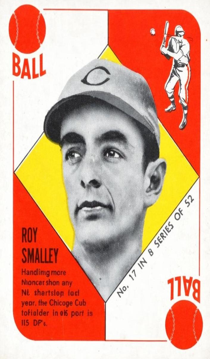 1951 Topps Blue Backs Baseball Roy Smalley #17 PSA 7