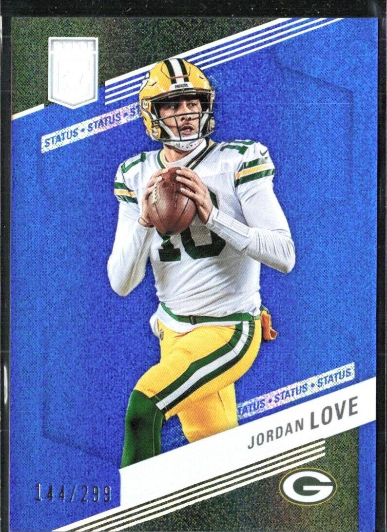 2023 Donruss Elite Football Status Sparkle Jordan Love #56