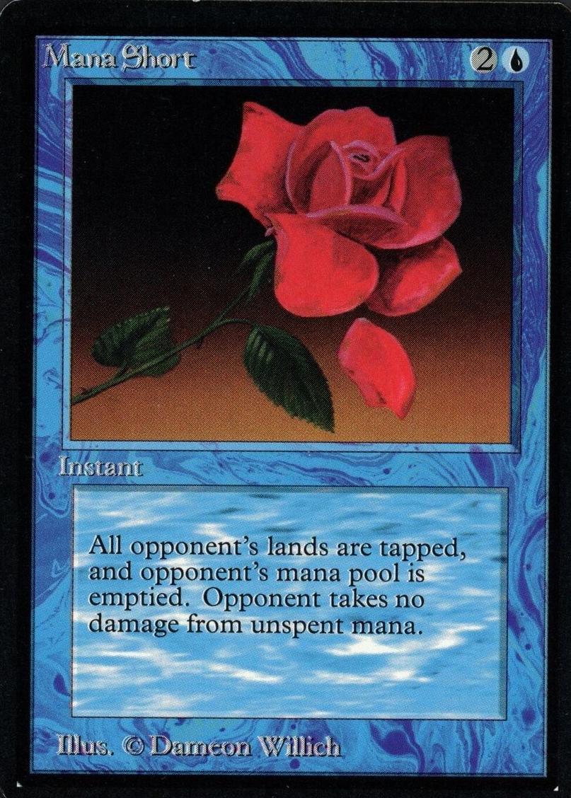 1993 Magic The Gathering Beta Mana Short #NNO BGS 8.5