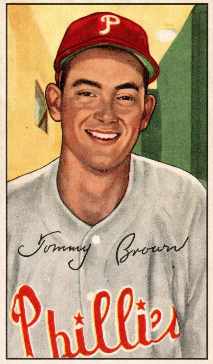 1952 Bowman Baseball Tommy Brown #236 PSA 6