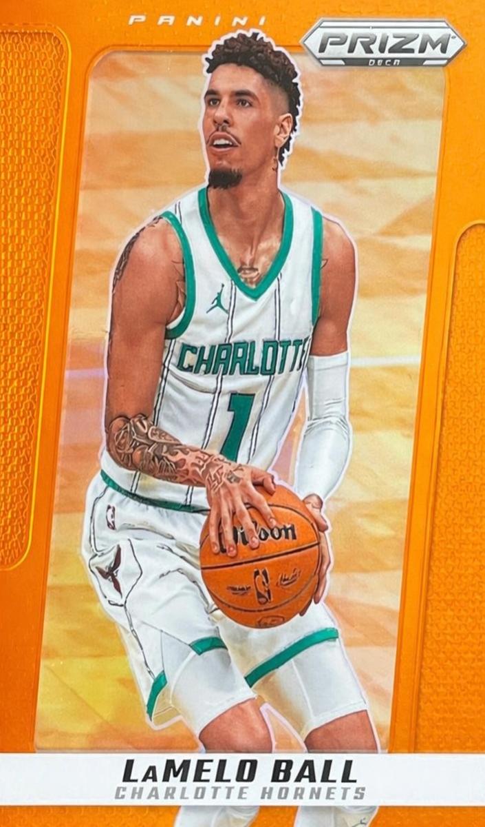 2024 Panini Prizm Deca Basketball Orange LaMelo Ball #109