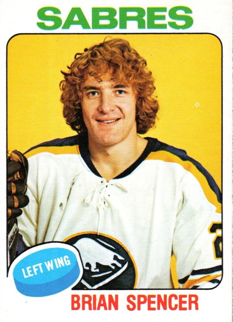 1975 O-Pee-Chee Hockey Brian Spencer #384