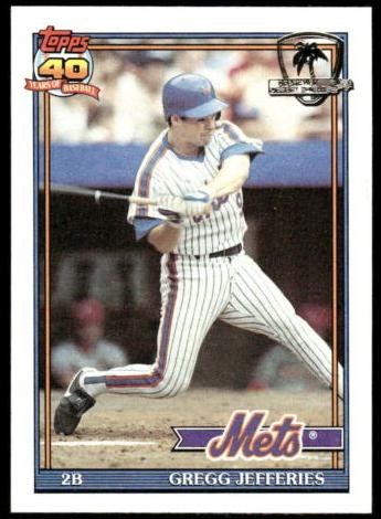 1991 Topps Baseball Gregg Jefferies #30 PSA 10