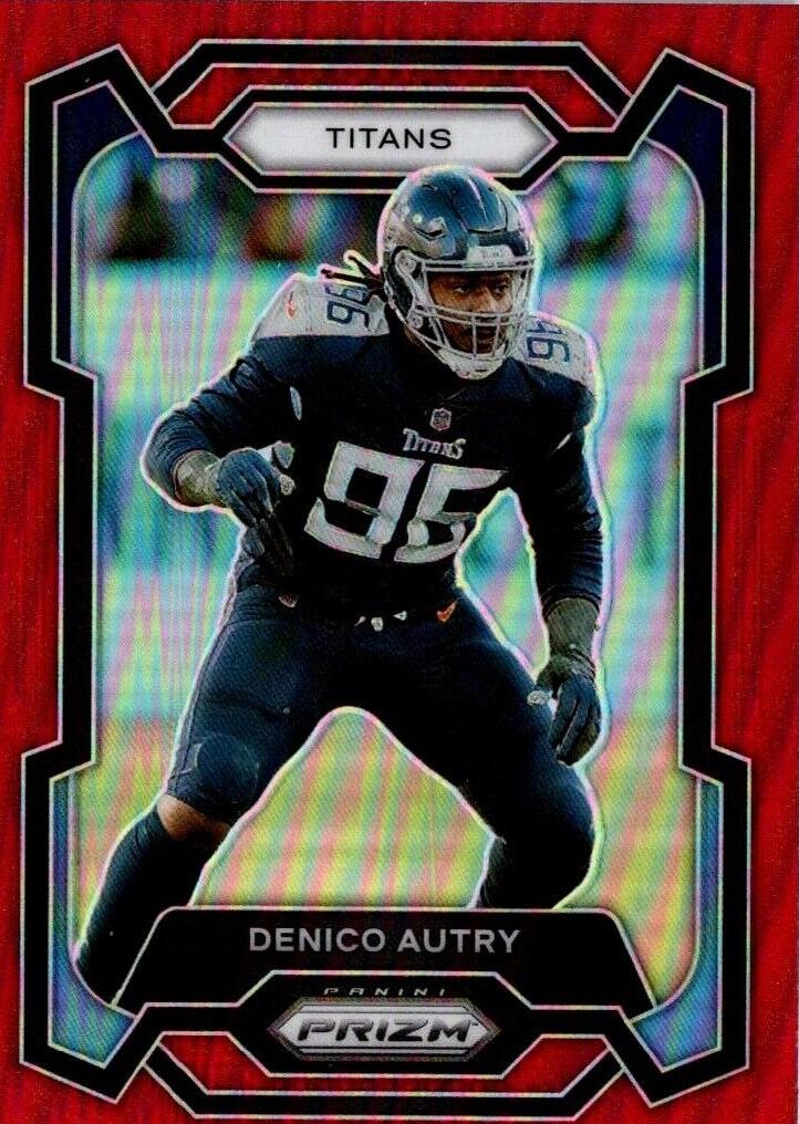 2023 Panini Prizm Football Red Denico Autry #283
