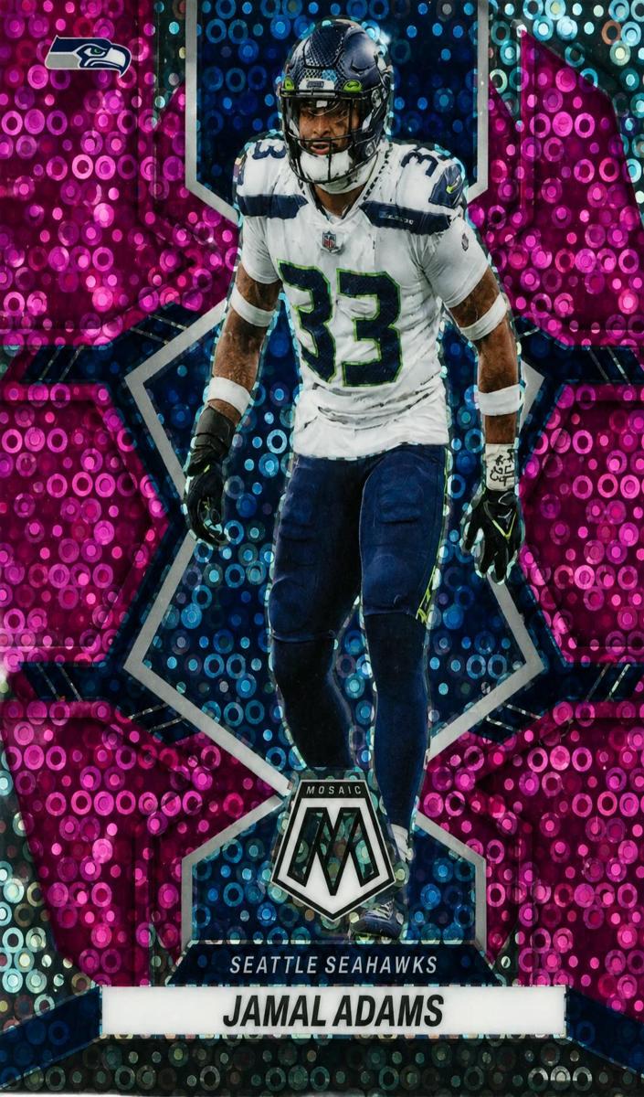 2022 Panini Mosaic Football No Huddle Pink Jamal Adams #228