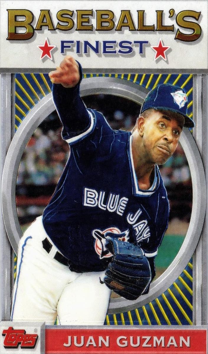 1993 Topps Finest Baseball Juan Guzman #56 PSA 9