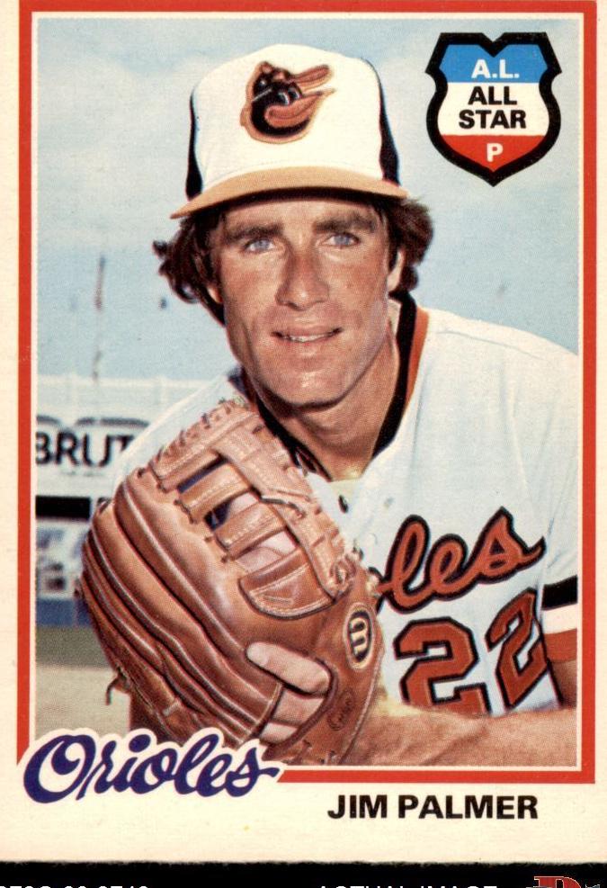 1978 O-Pee-Chee Baseball Jim Palmer #179 PSA 8