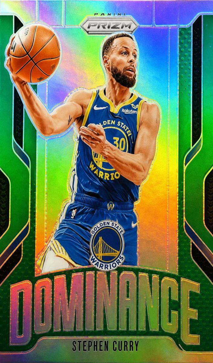 2020 Panini Prizm Basketball Green Prizm Stephen Curry #24