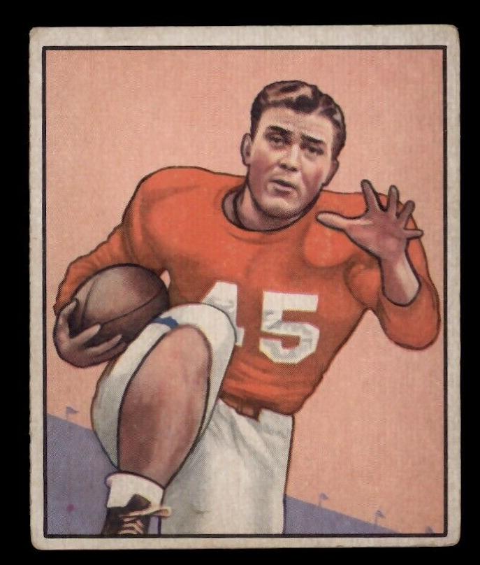 1950 Bowman Football Eddie Price #105