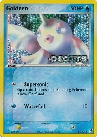 2005 Pokemon EX Deoxys Reverse Holo Goldeen #61
