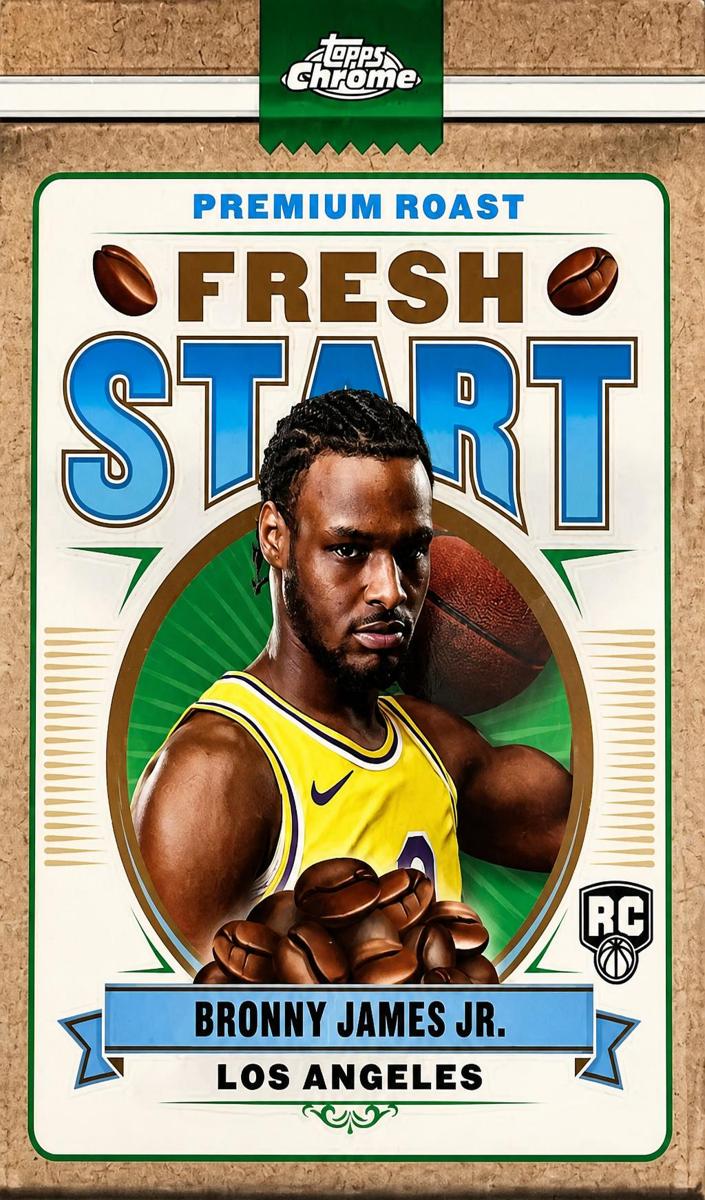 2024 Topps Chrome Basketball Bronny James Jr. #FS-15