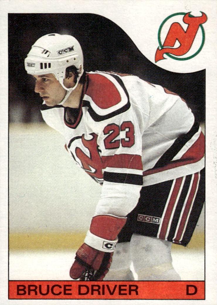 1985 Topps Hockey Bruce Driver #127