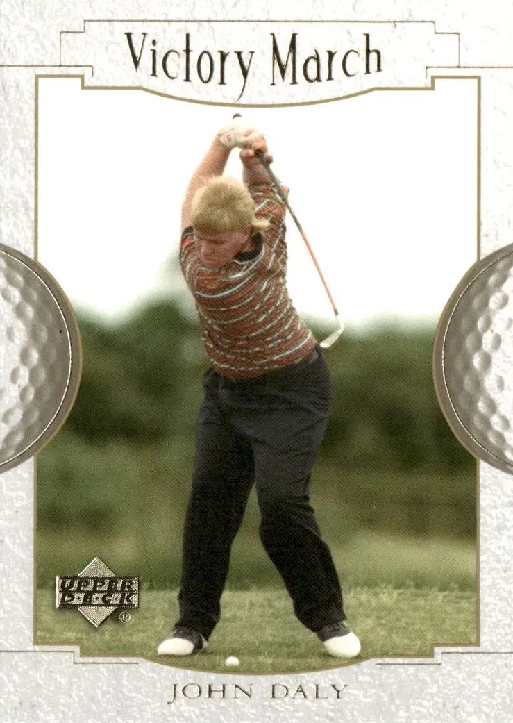 2001 Upper Deck Golf John Daly #174 PSA 8