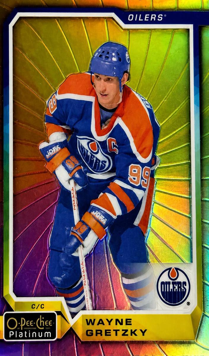 2018 O-Pee-Chee Platinum Hockey Rainbow Color Wheel Wayne Gretzky #150