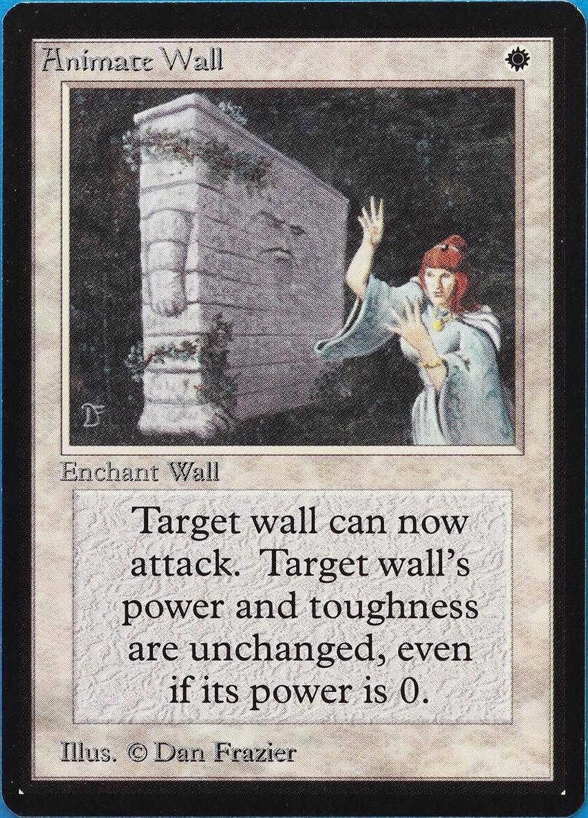 1993 Magic The Gathering Beta Animate Wall #NNO