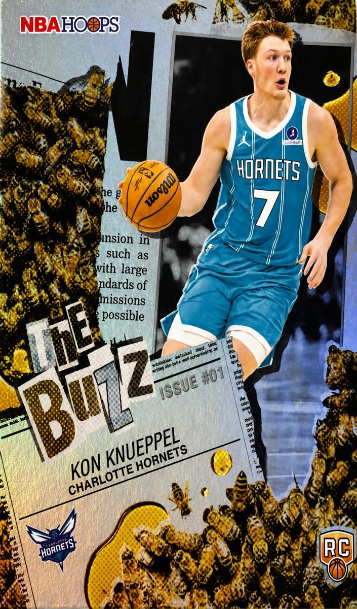2025 Topps NBA Hoops Basketball Kon Knueppel #TB-4 RAW Ungraded