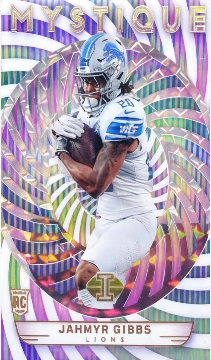 2023 Panini Illusions Football Rainbow Jahmyr Gibbs #12