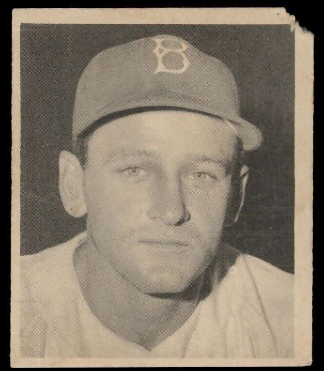 1948 Bowman Baseball Bruce Edwards #43