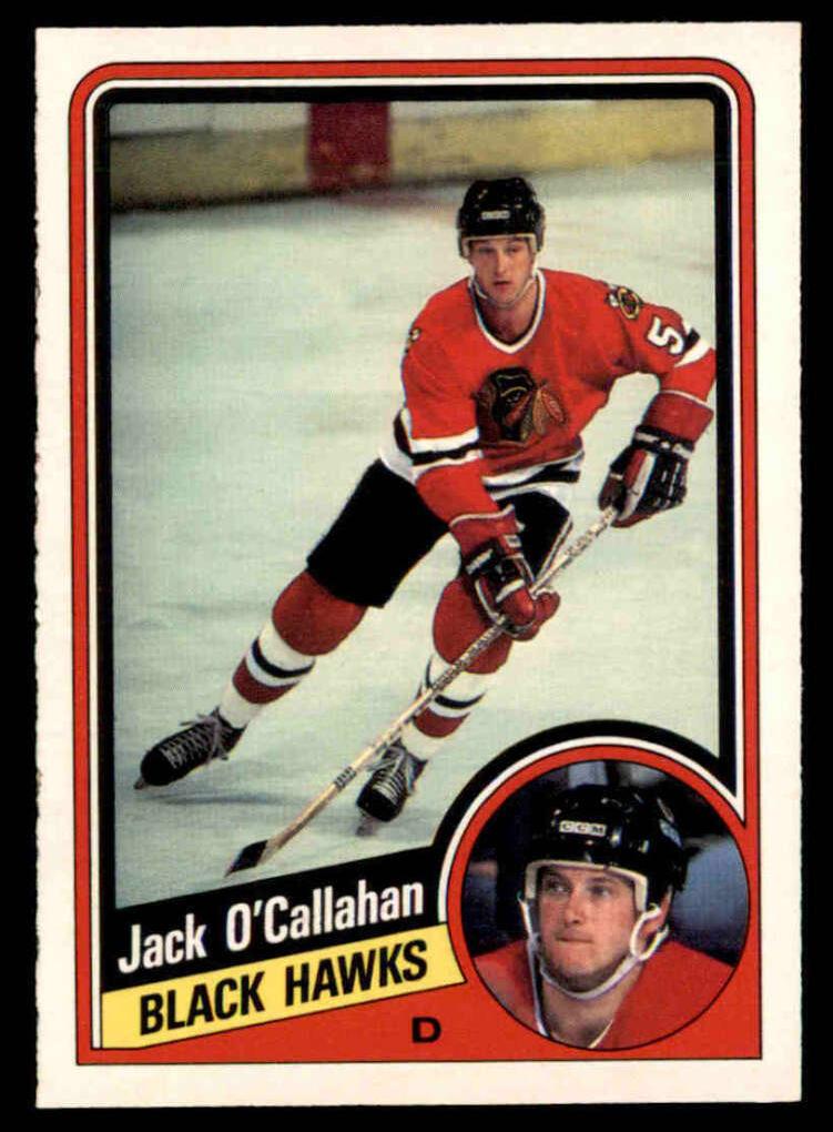 1984 O-Pee-Chee Hockey Jack O'Callahan #43 PSA 9