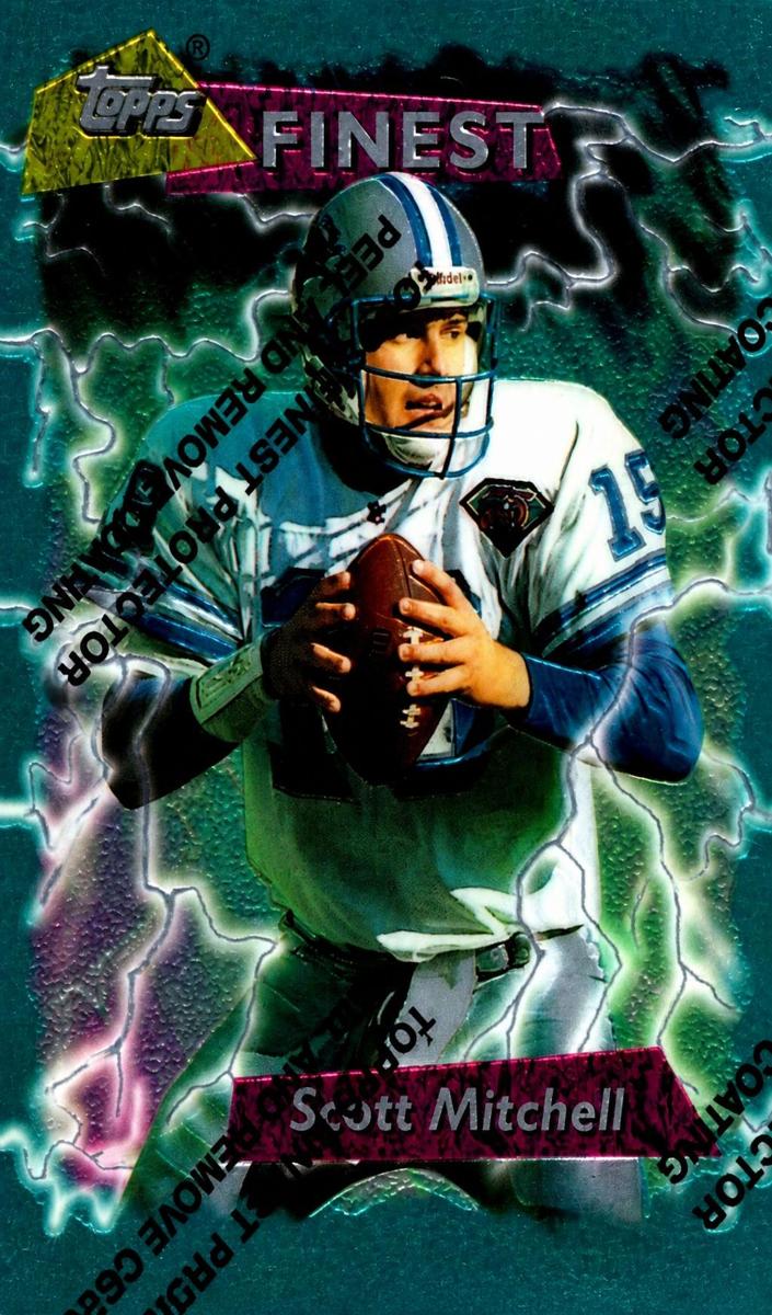 1995 Topps Finest Football Scott Mitchell #228