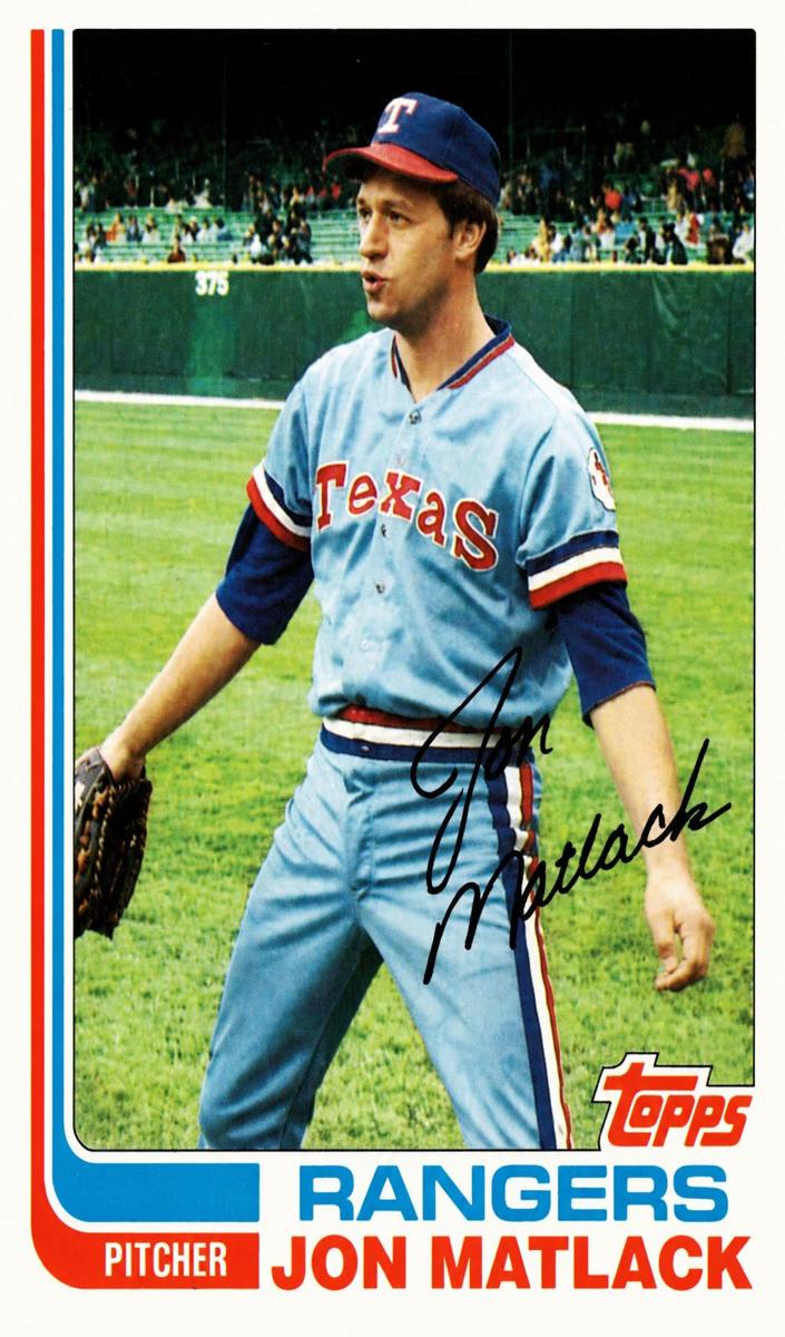 1982 Topps Baseball Jon Matlack #239 PSA 9