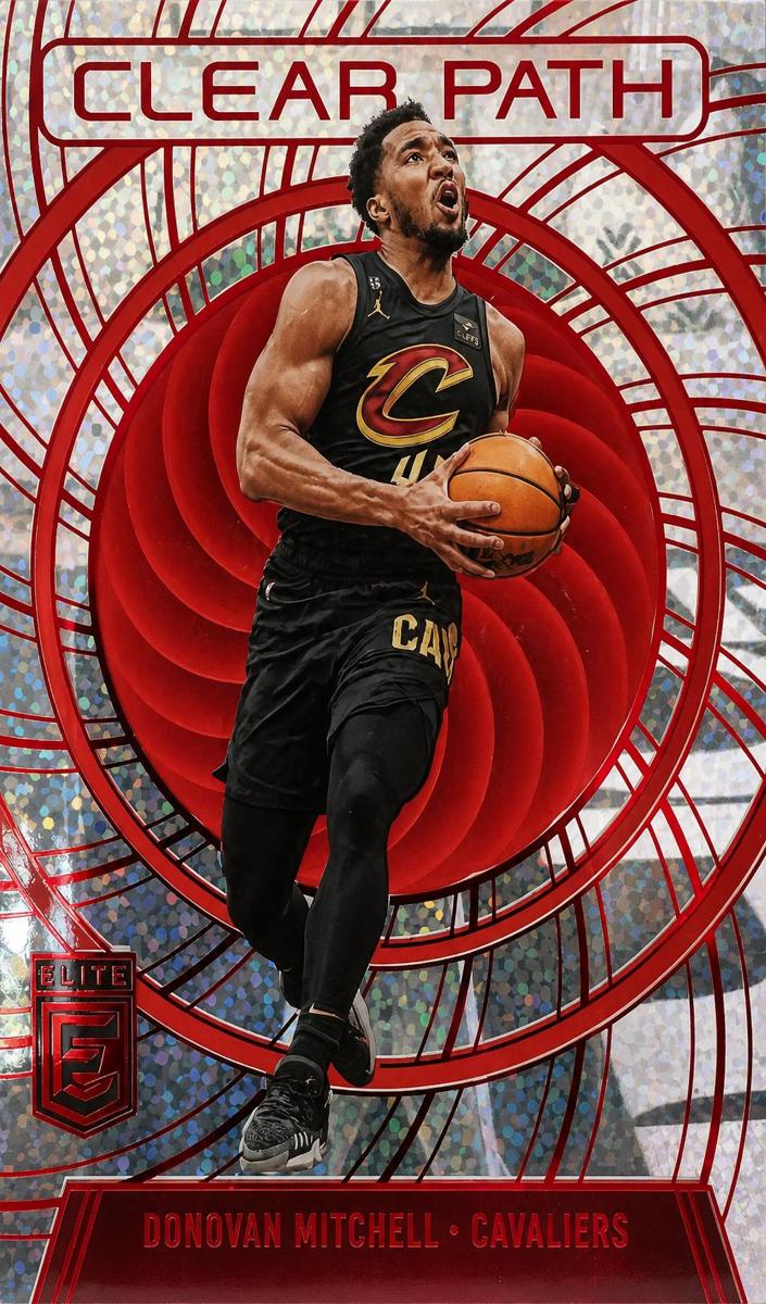 2023 Donruss Elite Basketball International Red Donovan Mitchell #18