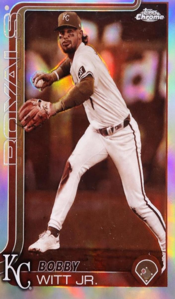 2025 Topps Chrome Baseball Sepia Refractor Bobby Witt Jr. #93