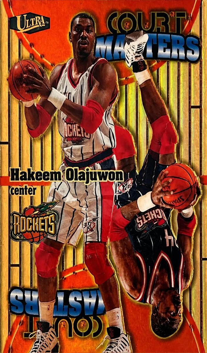 1997 Fleer Ultra Basketball Hakeem Olajuwon #17CM