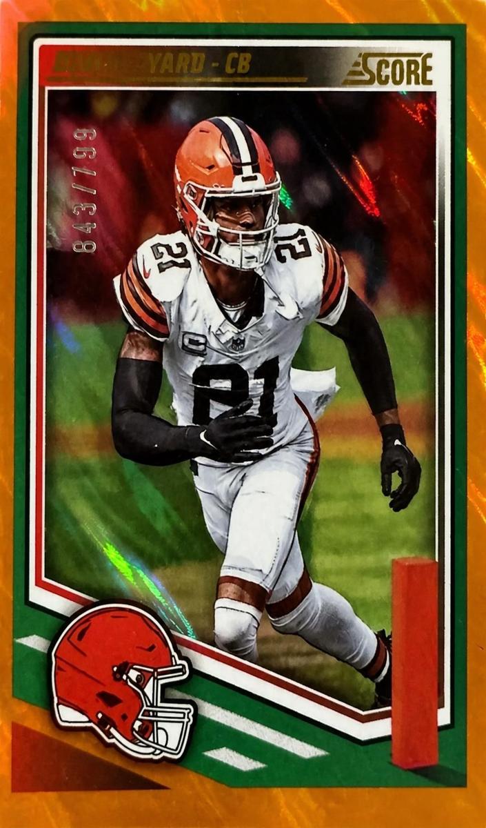 2025 Panini Score Football Lava Denzel Ward #174