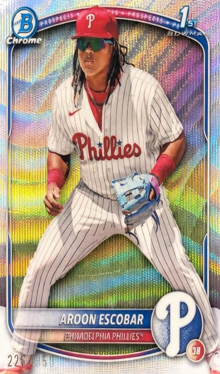 2025 Bowman Chrome Prospects Baseball Wave Aroon Escobar #BCP-65