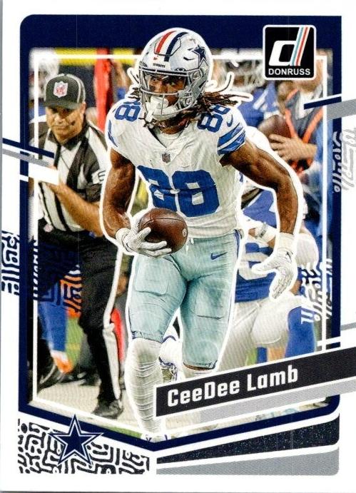 2023 Panini Donruss Football CeeDee Lamb #72 PSA 9