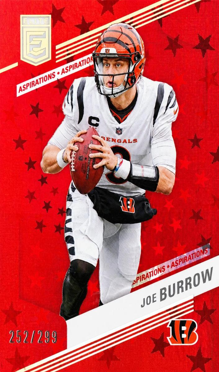 2023 Donruss Elite Football Aspirations Stars Joe Burrow #52 PSA 9