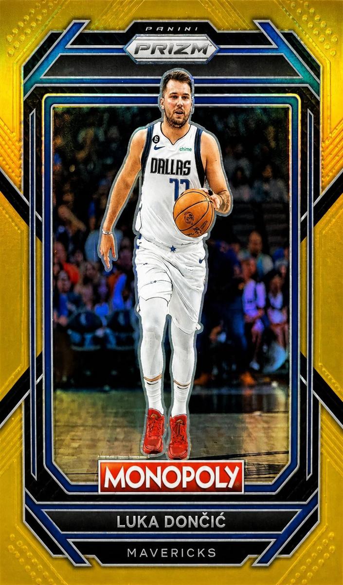 2022 Panini Prizm Monopoly Basketball Gold Luka Doncic #19