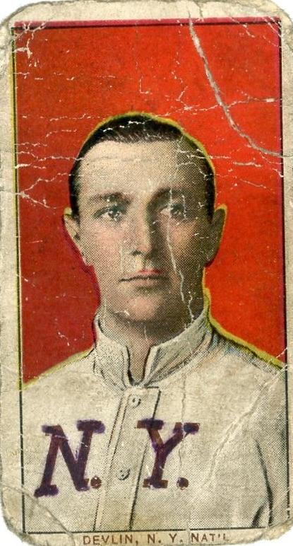 1909-11 T206 Baseball Art Devlin #NNO