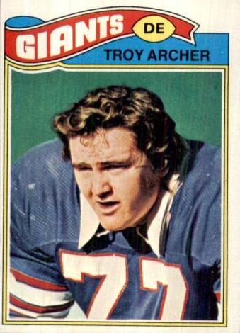 1977 Topps Football Troy Archer #258 PSA 10