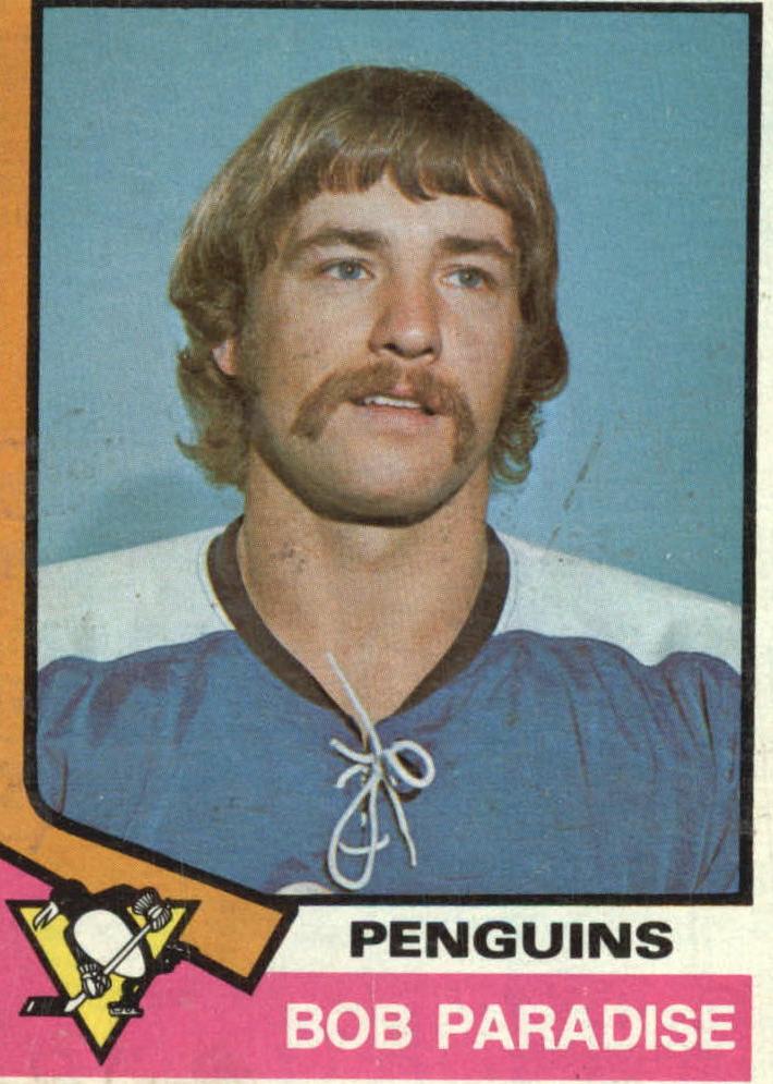 1974 O-Pee-Chee Hockey Bob Paradise #343