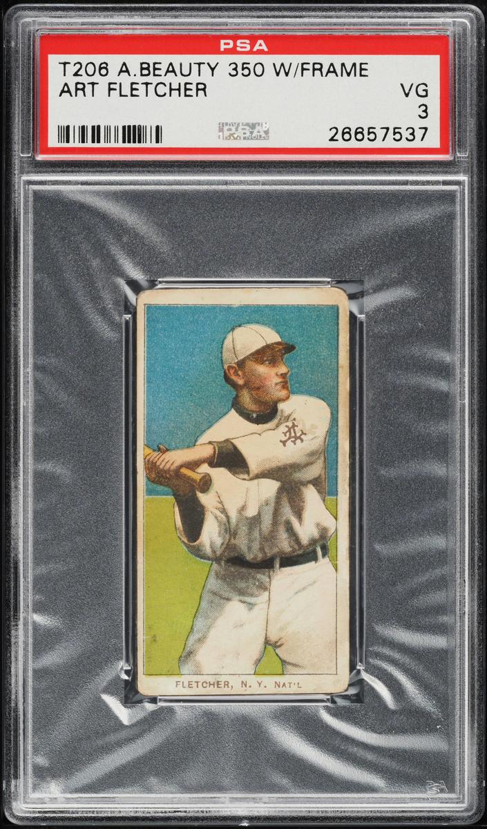 1909-11 T206 Baseball With Frame Back Art Fletcher #NNO