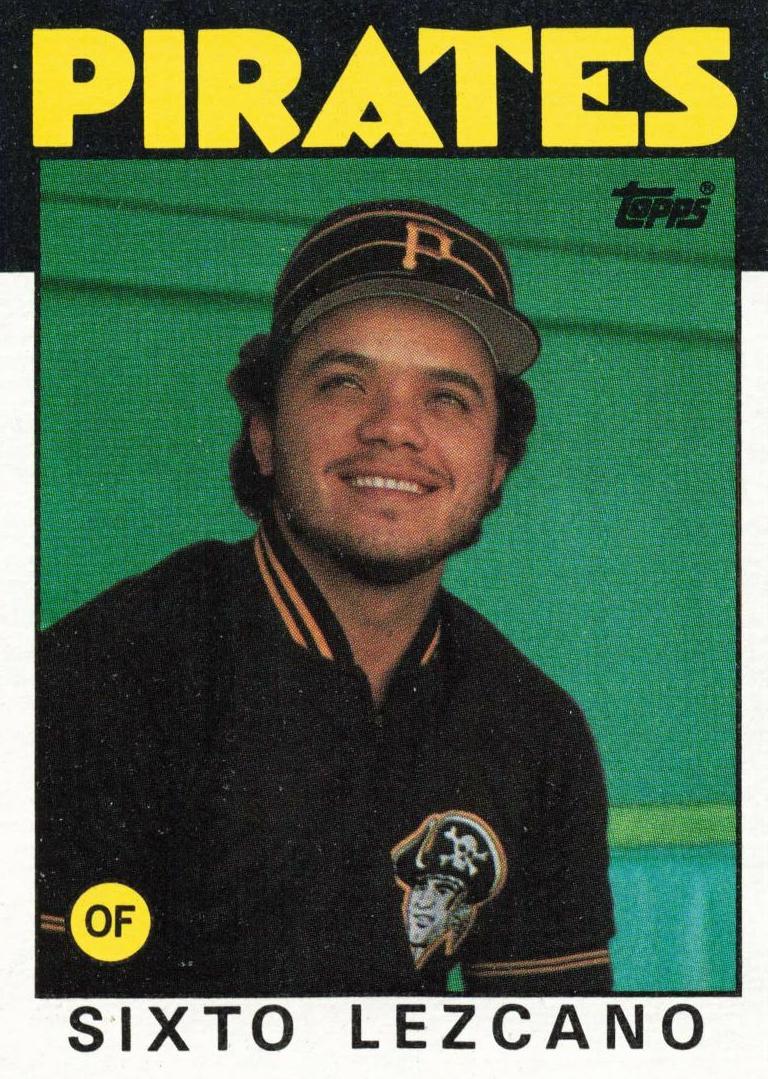 1986 Topps Baseball Sixto Lezcano #278 PSA 9