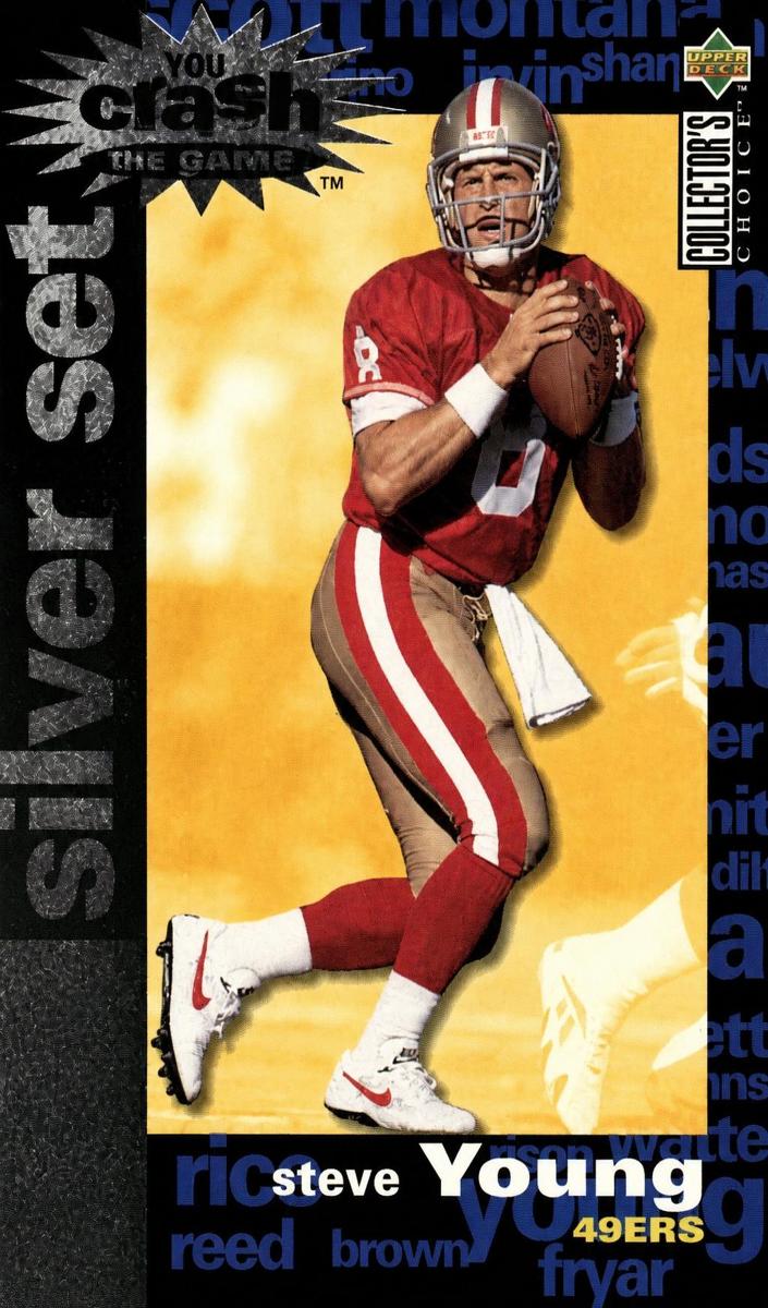 1995 Upper Deck Collector's Choice Football Silver Steve Young #C5