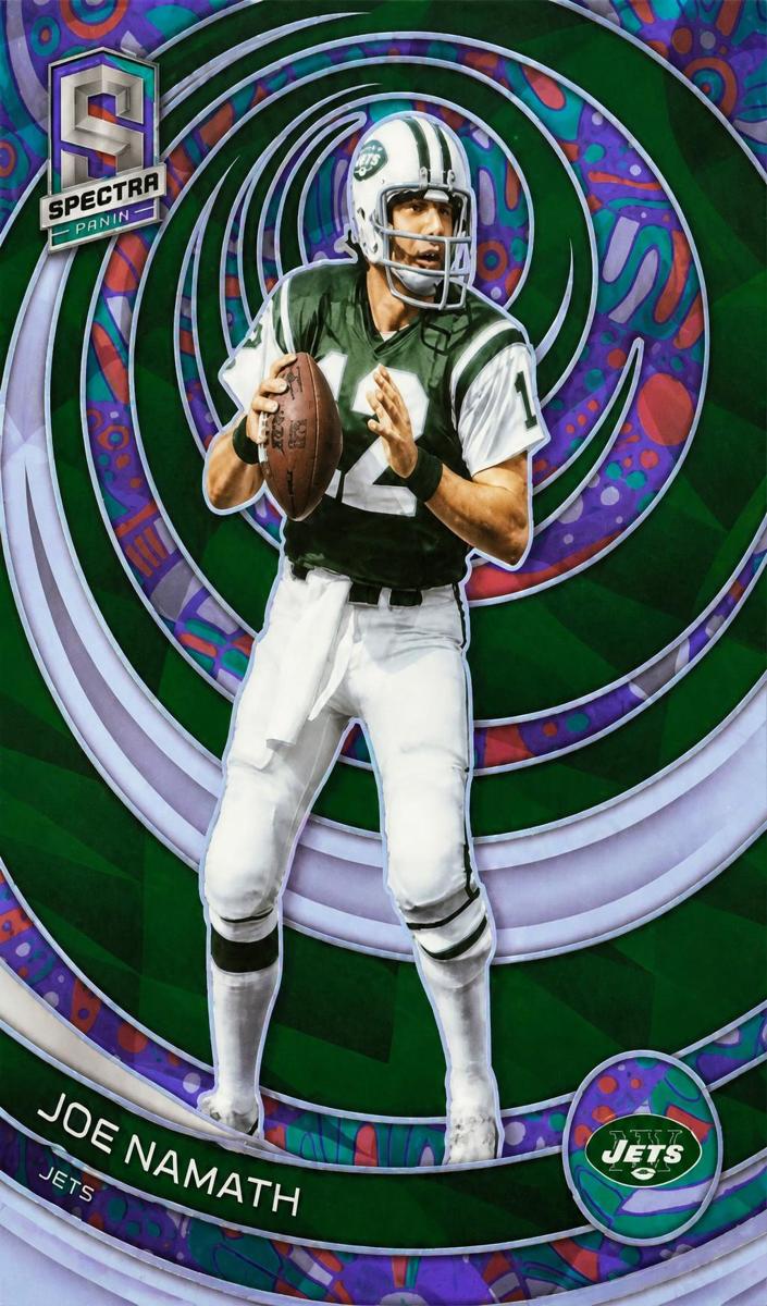 2023 Panini Spectra Football Psychedelic Joe Namath #108