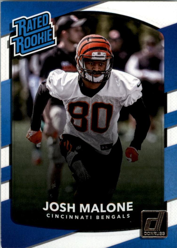 2017 Panini Donruss Football Aqueous Test Josh Malone #321