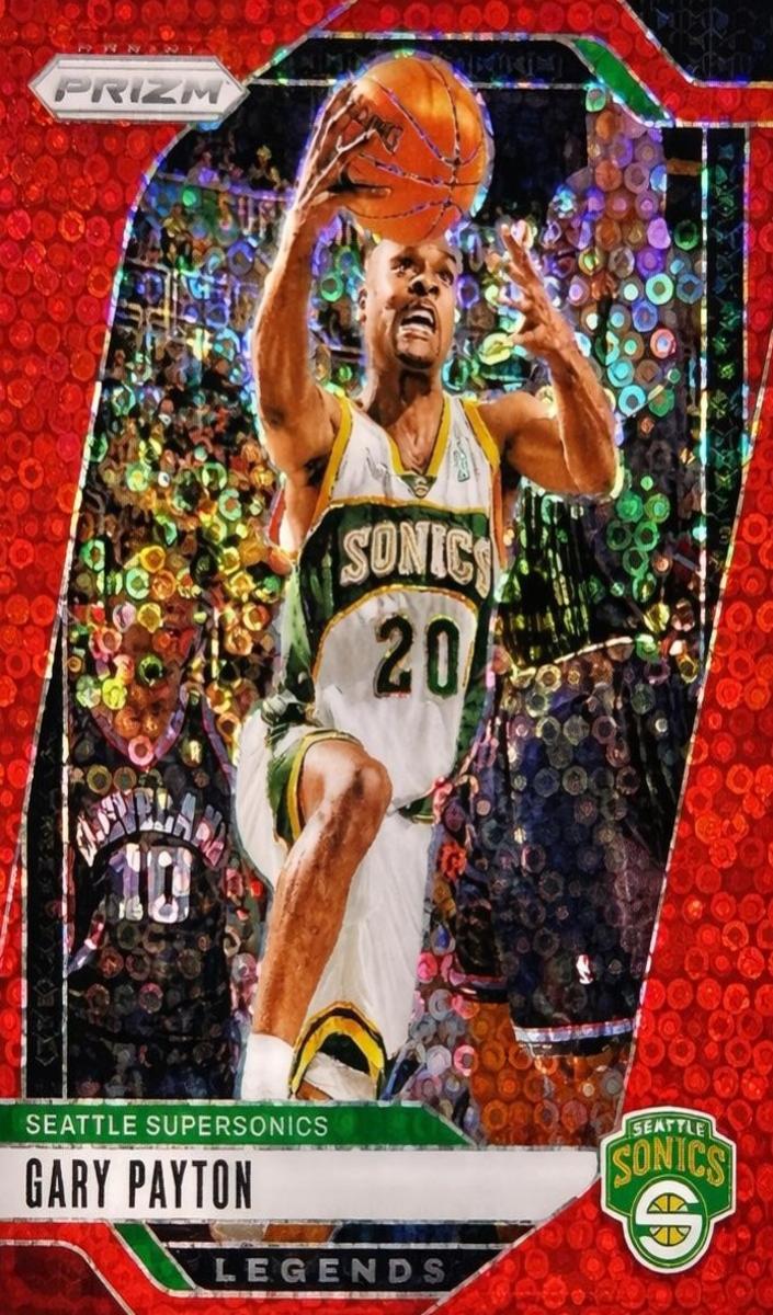 2024 Panini Prizm Basketball Fast Break Red Gary Payton #286