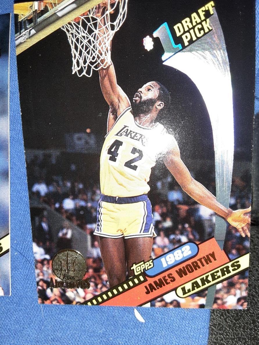 1992 Topps Archives Basketball Gold James Worthy #2