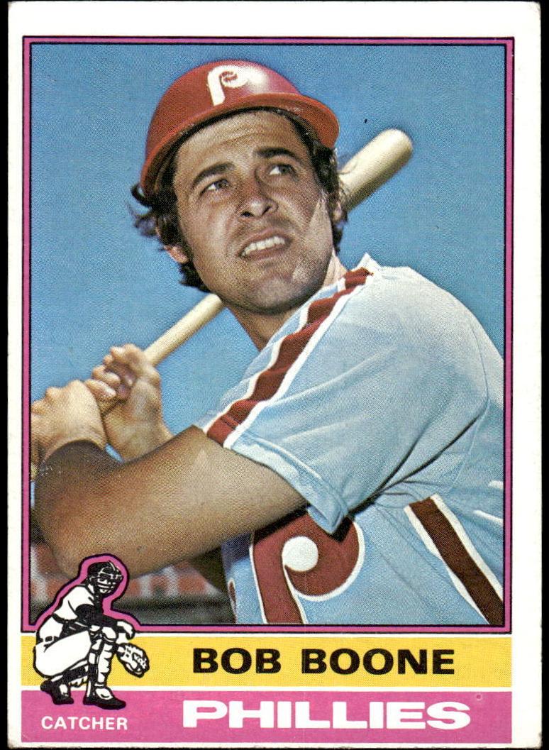 1976 Topps Baseball Bob Boone #318 PSA 9