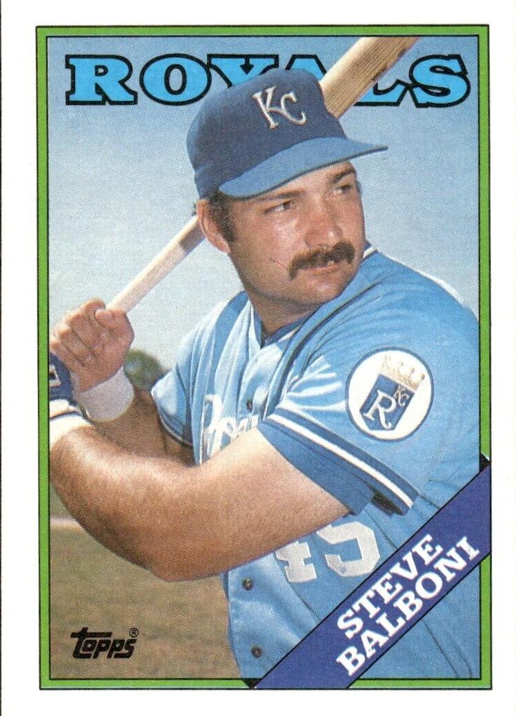 1988 Topps Baseball Steve Balboni #638