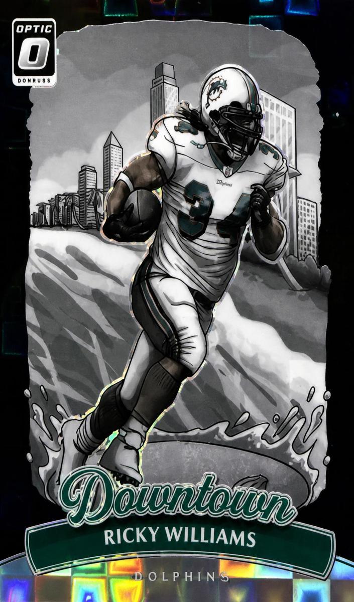 2025 Donruss Optic Football Black Pandora Ricky Williams #8